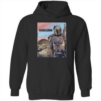 The Mandalorian The Child Painting Hoodie | Favorety UK