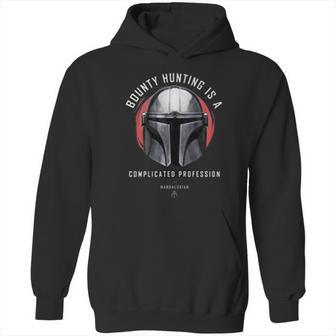 The Mandalorian A Complicated Profession Portrait Hoodie | Favorety