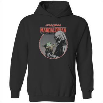 The Mandalorian Mando And The Child Retro Hoodie | Favorety