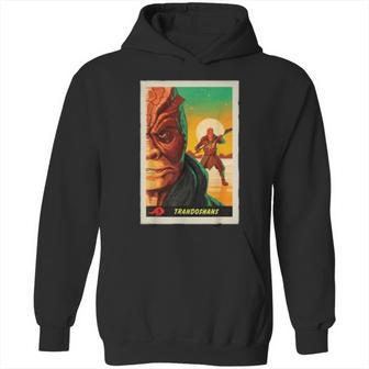 The Mandalorian Trandoshans Trading Card Hoodie | Favorety