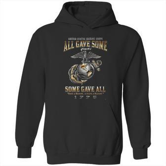 Marine Corps Polo Usmc Marine Corps All Gave Some Hoodie | Favorety UK