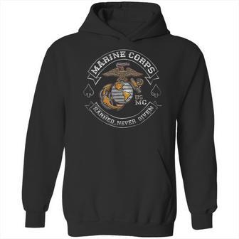 Marine Corps Usmc Marine Corps Biker Mc Hoodie | Favorety CA