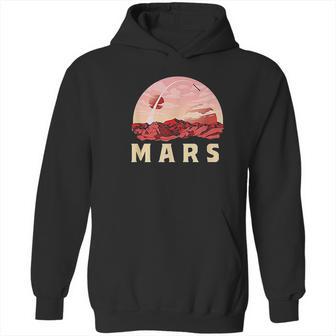 Mars Retro Minimalist 80S Style Martian Space Hoodie | Favorety UK