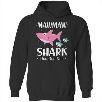 Mawmaw Shark Doo Doo Doo Black Pink Hoodie | Favorety