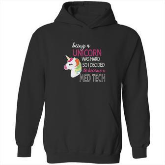 Med Tech Lab Medical Technician Unicorn Lovers Funny Gift Hoodie | Favorety CA