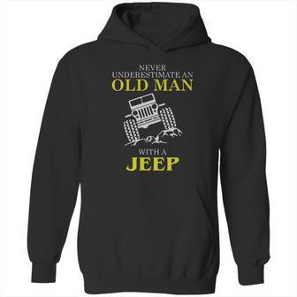 Mens Funny Jeep Tshirt Old Man With A Jeep Tee Hoodie | Favorety