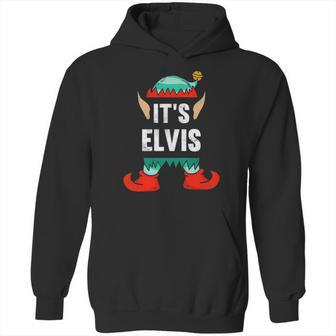 Mens Its Elvis Elf Personalized First Name Hoodie | Favorety UK