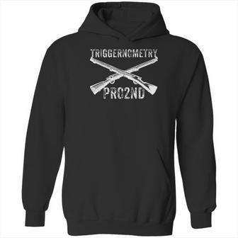 Mens Triggernometry Pro 2Nd Amendment Bear Arms Rifles Hoodie | Favorety