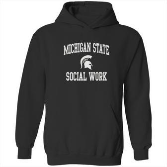 Michigan State Spartans Arch Logo Departments Hoodie | Favorety AU