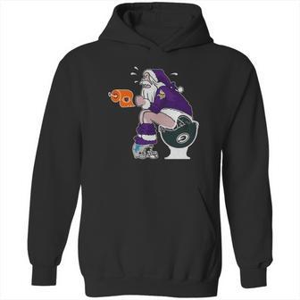 Minnesota Vikings Vs Detroit Lions Chicago Bears Green Bay Packers Santa Claus Shirt Hoodie | Favorety