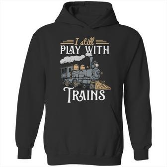 Model Steam Train Cute Gift Locomotive Trainspotting Meaningful Gift Graphic Design Printed Casual Daily Basic Hoodie | Favorety