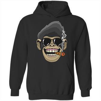 Monkey Smoking Cigar Hoodie | Favorety UK