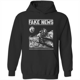 Moon Landing Hoax Apollo 11 1969 Conspiracy Theory Fake News Hoodie | Favorety