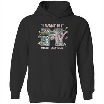 Mtv I Want My Mtv Vintage Speakers Hoodie | Favorety UK