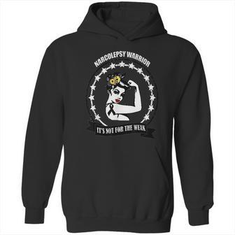 Narcolepsy Warrior Awareness Black Ribbon Support Hoodie | Favorety UK