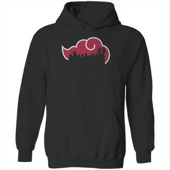 Naruto Shippude Akatsuki Cloud With Silhouettes Hoodie | Favorety