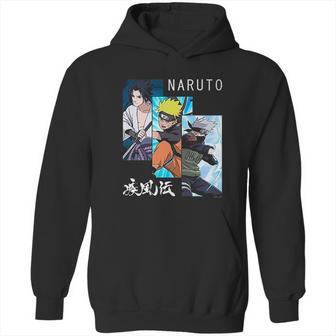 Naruto Shippuden 3 Panels And Kanji Hoodie | Favorety CA