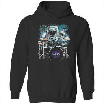 Nasa Space Drum Playing Astronaut Hoodie | Favorety CA