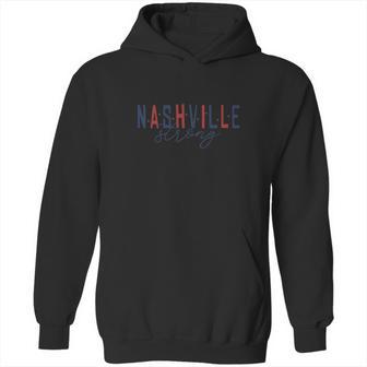 Nashville Strong Script And Stars Hoodie | Favorety