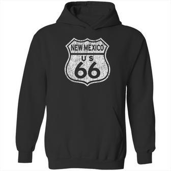New Mexico Historic Route 66 Distressed Graphic Hoodie | Favorety