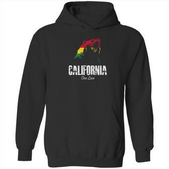 One Love California Bear Reggae Cali Vacation Tee Hoodie | Favorety UK