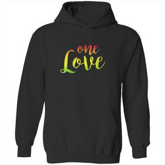 One Love Rasta Reggae Roots Peace Love Hoodie | Favorety