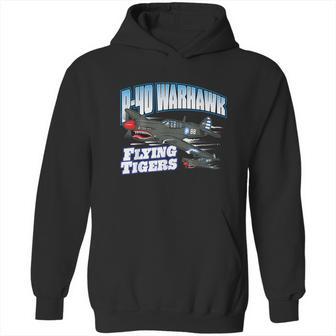 P40 Warhawk Flying Tigers Warbirds Hoodie | Favorety UK