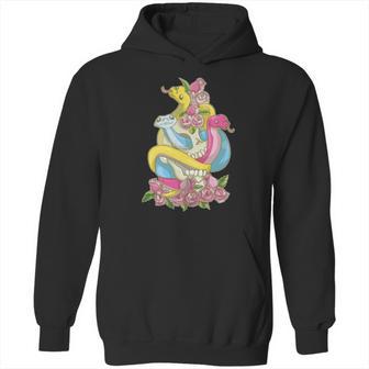 Pansexual Snake Kawaii Pastel Goth Subtle Pan Pride Hoodie | Favorety