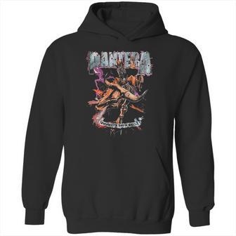 Pantera Official Cowboys From Hell Riding Skeleton Hoodie | Favorety