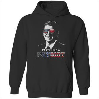 Party Shirt Like A Patriot Reagan Usa Pride Vintage Hoodie | Favorety AU