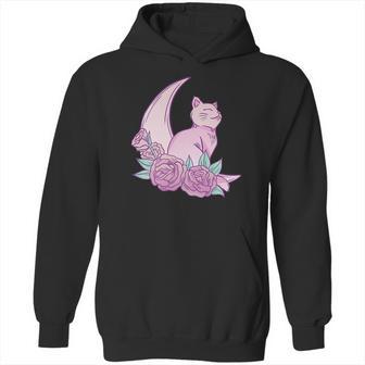 Pastel Goth Kawaii Cat Vaporwave Aesthetic Hoodie | Favorety AU