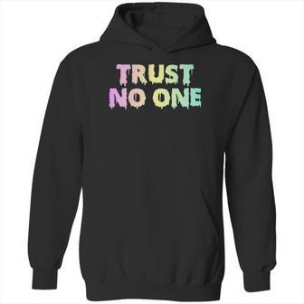 Pastel Goth Trust No One Hoodie | Favorety DE