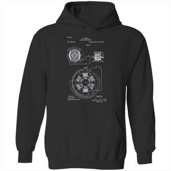 Patent Earth Tesla Alternating Motor Engineering Student Tesla Inventions Hoodie | Favorety