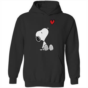 Peanuts Heart Sitting Snoopy Hoodie | Favorety CA