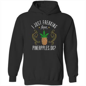 Pineapple Funny Marijuana Lover Gift Hoodie | Favorety CA