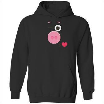 Pink Pig Emoji Family Matching Costume New Year 2022 Hoodie | Favorety DE