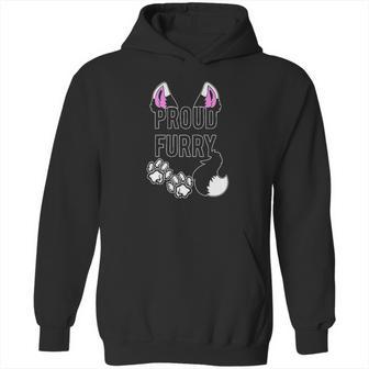 Proud Furry Furries Tail And Ears Cosplay Hoodie | Favorety AU