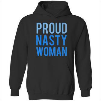 Proud Nasty Woman Blue Graphic Hoodie | Favorety UK