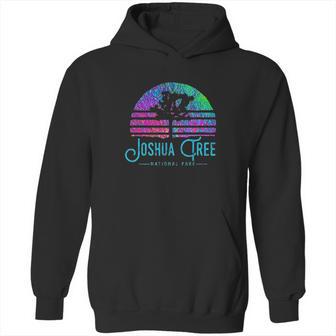 Psychedelic Joshua Tree National Park Retro Road Trip Hoodie | Favorety