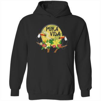 Pura Vida Costa Rica Toucan Tropical Surf Beach Hoodie | Favorety UK