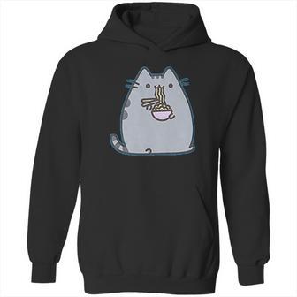 Pusheen The Cat Eating Noodles Hoodie | Favorety UK