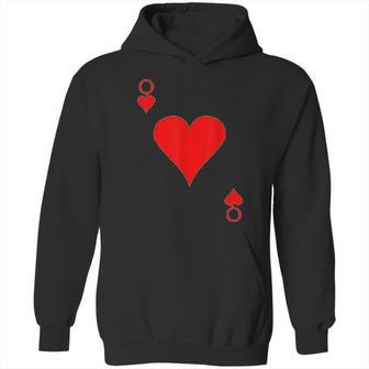 Queen Of Hearts Deck Of Cards Halloween Costume Hoodie | Favorety AU