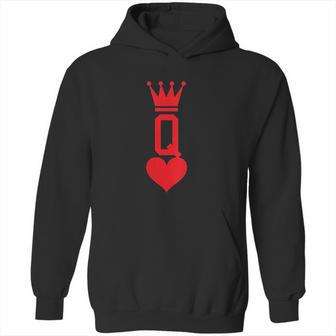 Queen Of Hearts Gift Playing Card Halloween Costume Hoodie | Favorety AU