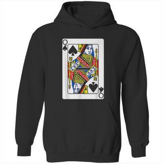 Queen Of Spades Playing Card Hoodie | Favorety DE