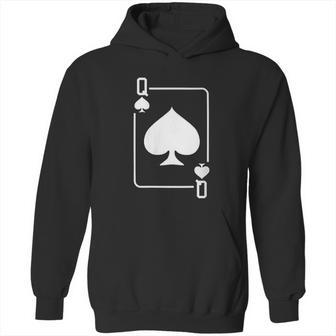 Queen Of Spades Playing Card Hoodie | Favorety CA