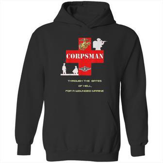 Red Cross Navy Corpsman Fmf Warfare Specialist Hoodie | Favorety CA