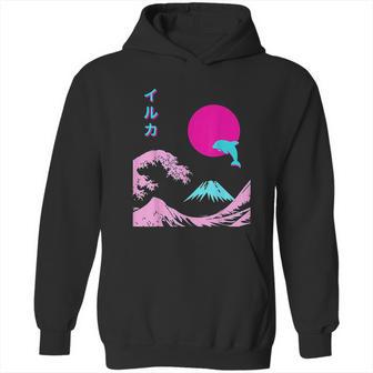 Retro Aesthetic Iruka With Japanese Writing Hoodie | Favorety UK