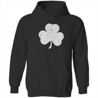 Retro Heather Green Distressed Shamrock Hoodie | Favorety DE