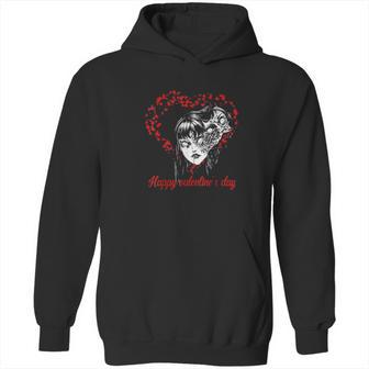 Retro Tomie Funny Manga Art Happy Valentines Day Junji Ito Hoodie | Favorety DE