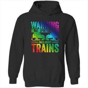 Retro Trains Gift Train Models Trainspotting Trainspotter Gift Graphic Design Printed Casual Daily Basic Hoodie | Favorety